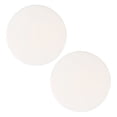 thumbnail image 2 of Adhesive Silicone Door Stopper, 5cm Round Clear Wall Protector Bumper, No Drill Peel & Stick for Door Handles, Cabinets, and Furniture (White, 2-Pack), 2 of 9