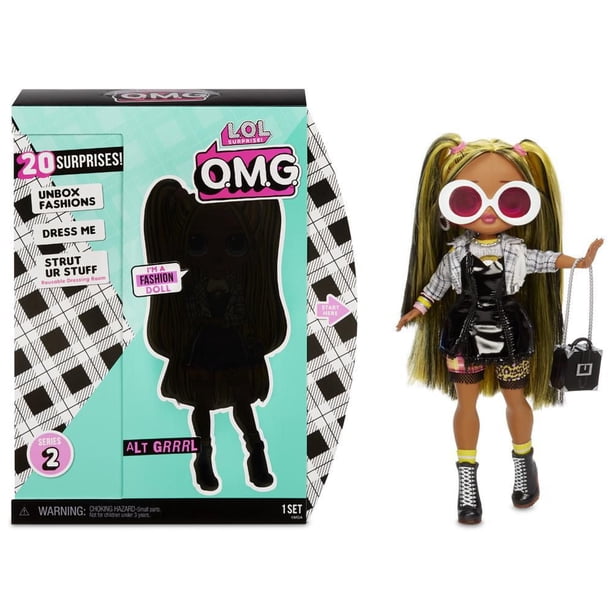 L.O.L. Surprise! O.M.G. Alt Grrrl Fashion Doll with 20 Surprises