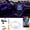 Style 2, variant on LED Car Interior Atmosphere Light Strip - 6M, 5in1 RGB Music Sync + Adjustable Brightness, USB Universal Fit for Vehicle Decor