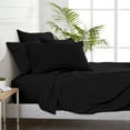 thumbnail image 5 of Bare Home 5 Piece Sheet Set, Microfiber, 2 Extra Pillowcases, Twin XL, Black, 5 of 6