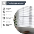 thumbnail image 2 of Persiana Horizontal Enrollable Big Room 160x120 PVC Ajustable Blanco, 2 of 4