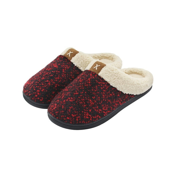 fuzzy wool slippers