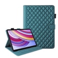 thumbnail image 3 of for Xiaomi Redmi Pad Pro/Xiaomi Poco Pad 12.1 inch Case, Rhombus Pattern Multiple Viewing Angles Stand Slim Folio Cover (Green), 3 of 6
