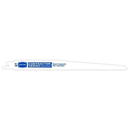 UPC: 0081838079062 | Century Drill & Tool 178390621 9 in. x 6T 07906 Contractor Reciprocating Blade Card