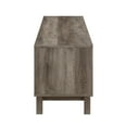 thumbnail image 5 of Walker Edison Rustic Open and Closed Storage TV stand for TVs up to 80”, Grey Wash, 5 of 11
