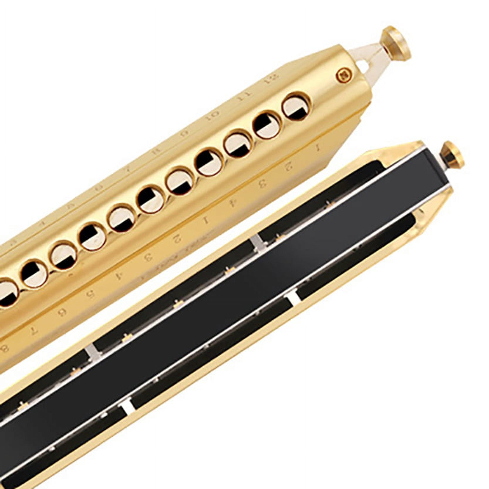 Chromatic Harmonica 16 Hole 64 Tone Mouth Organ Instrumentos Key Of C Professional Musical Instruments