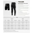 thumbnail image 2 of Niksa 5 Pack Compression Shorts Black, M, 2 of 6