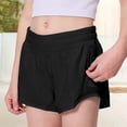 thumbnail image 4 of NordicNest Girls High Waisted Running Shorts with Liner – Loose Fit Breathable 2-in-1 Yoga Shorts for Kids, Athletic Workout Bottoms, 4 of 4