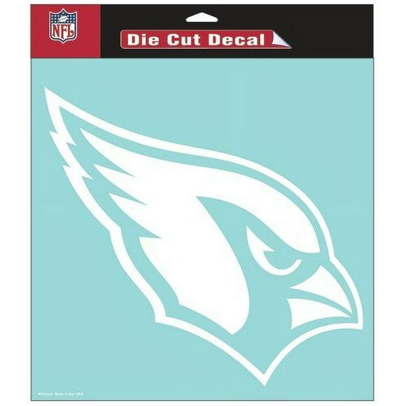 Calcomanías de corte perfecto WinCraft NFL Arizona Cardinals 8' x 8'