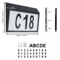 thumbnail image 2 of House Number for Outside, Solar Address Sign for Yard with Stakes, Solar Address Plaque with Numbers for House - Style:Style 1;, 2 of 6