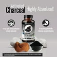 TrueMed Activated Charcoal Supplements 1200 Mg 60 Vegetable Capsules