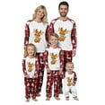 thumbnail image 5 of mgoYE Christmas Family Pajamas Sets, Christmas Family Matching Pajamas Sleepwear Pjs(Red,6-9 Months), 5 of 9