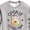thumbnail image 3 of Disney Winnie The Pooh - Christmas Cookie Testing Crew - Toddler & Youth Crewneck Fleece Sweatshirt, 3 of 5