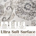 thumbnail image 3 of Rugking Area Rug 3X5 Persian Rug Vintage Indoor Thin Rug Soft Door Mat Taupe Print Overdyed Boho Retro Cover Farmhouse Washable Kitchen Bedroom, 3 of 6