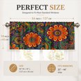 thumbnail image 4 of AshasdS Colorful Floral Pattern Window Valance Bohemian Curtain Valance Decorative Home Kitchen Window Treatment, 4 of 5