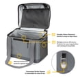 thumbnail image 4 of RTIC 28-Can, 27 Qt, Collapsible Soft Cooler with Bottle Opener, Smoke, 4 of 8