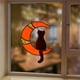 thumbnail image 5 of Cateissary Película para ventana con vitrales falsos, duradera y resistente, opción de decoración, pegatinas de animales, pájaros y gatos Decoración del hogar, 5 of 5