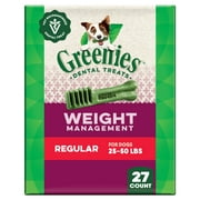 Greenies Adult Natural Dental Dog Treats Large Size, Blueberry Flavor, 12 oz. Pack, 8 Count