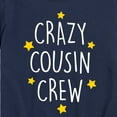 thumbnail image 3 of Instant Message - Crazy Cousin Crew - Toddler And Youth Short Sleeve Graphic T-Shirt, 3 of 6