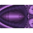 thumbnail image 1 of Ahgly Company Indoor Rectangle Patterned Dark Orchid Purple Area Rugs, 2' x 4', 1 of 6