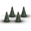 Legends International Small Hawaiian Cone Tabletop Torch Hammered Patina - 4 Pack