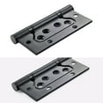 thumbnail image 6 of YUYUETIME Furniture Hardware Door Hinge Black Stainless Steel 1Pcs for Cabinet, 6 of 8