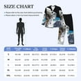 thumbnail image 4 of Disketp Cat Astronaut Mens Pajama Set, Soft Warm Long Sleeve Sleepwear, Cozy Button-Down Pjs for Men-X-Large, 4 of 7