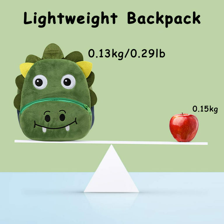 AnimalBuddy Toddler Backpack Dinosaur Green
