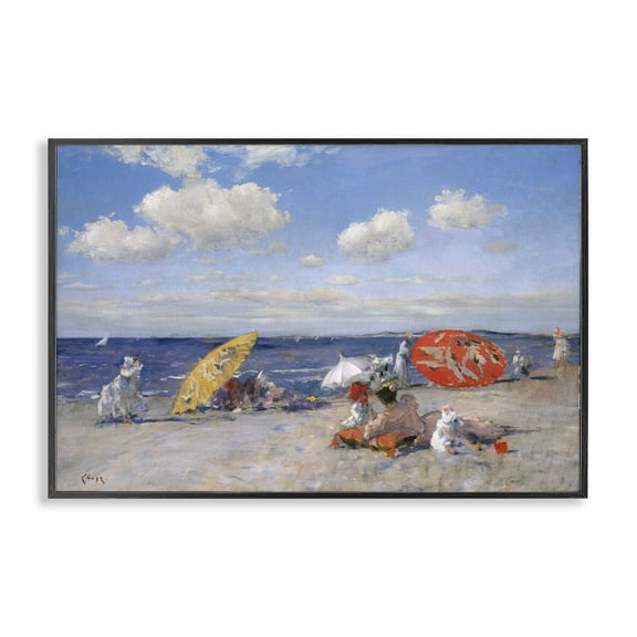 Stupell Industries French Country Black Framed Giclee Art, 18 x 12, by William Merit Chase