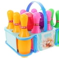 thumbnail image 3 of OULII Circus Games Kids Bowling Set Multi-Colored Hand-Eye Coordination For Families 1 Set, 3 of 8