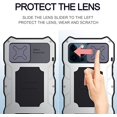 thumbnail image 3 of Compatible avec iPhone 13 Pro max Étui en Métal Étanche, Protecteur d'Écran Intégré Couverture Militaire Robuste Support Complet Protection de l'Objectif de la Caméra pour iPhone 13 Pro max, Argent, 3 of 5