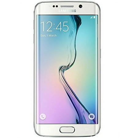 Samsung Galaxy S6 Edge G925A 32GB Unlocked GSM 4G LTE Pearl White Octa-Core Android Smartphone