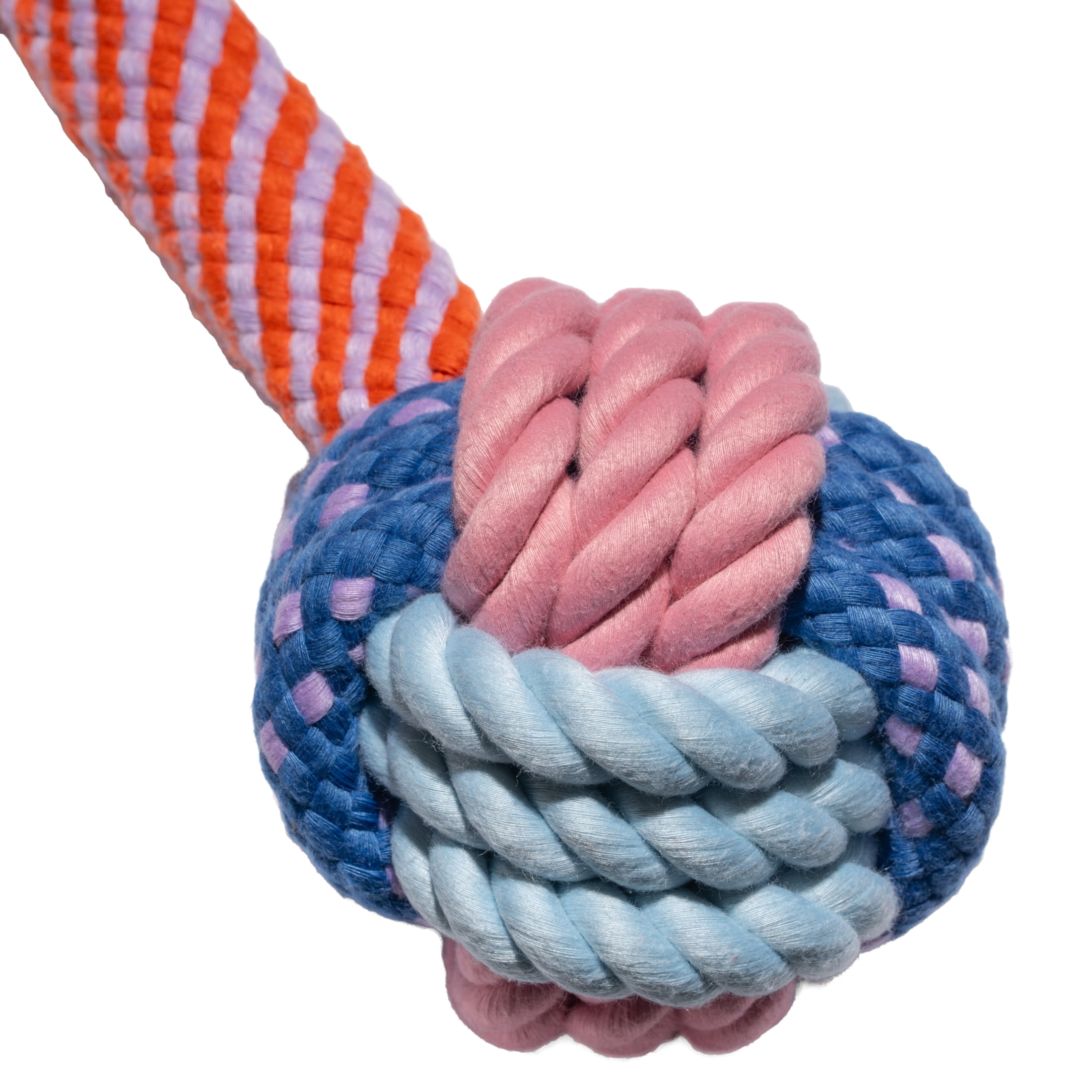 Oodles Durable Knotted Rope Dog Toy Set, Multicolored, Large