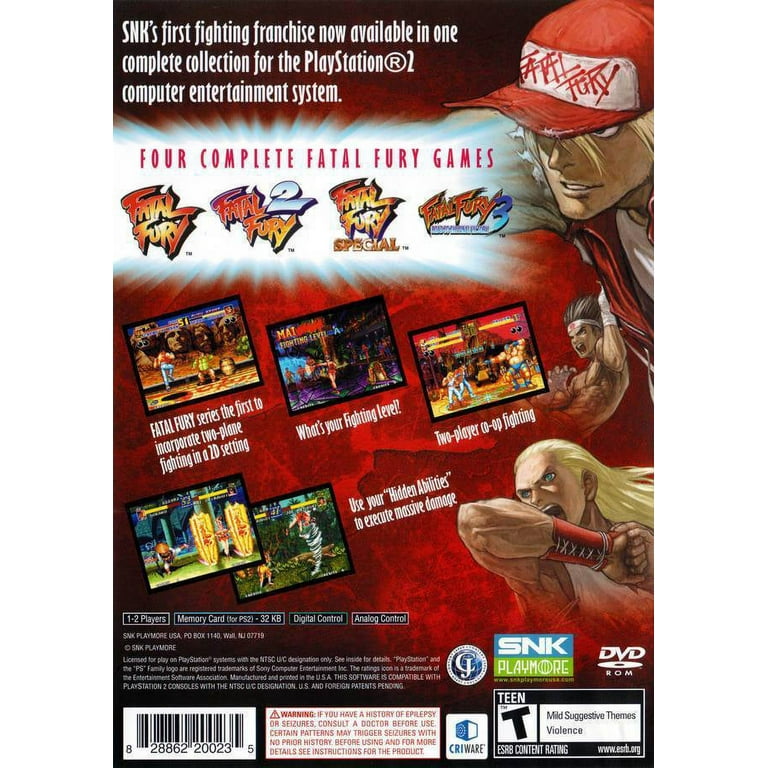 Fatal Fury compiled for PS2 - GameSpot