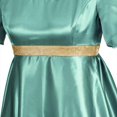 thumbnail image 6 of Kate Sharma Dress Vintage Regency Dress Tea Party Dress for Women with Satin Sash Ruffle Empire Waist Dress Gown, 6 of 7