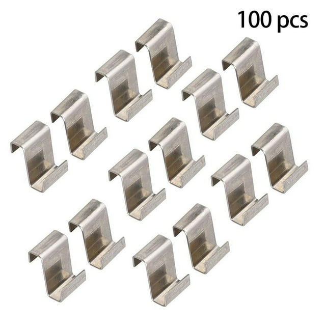 Feimier Clips de Vitrage de Serre Clips de Verre à Ressort Pièces de Rechange Choisissez Quantité, Cour, Jardin & Vie en Plein Air
