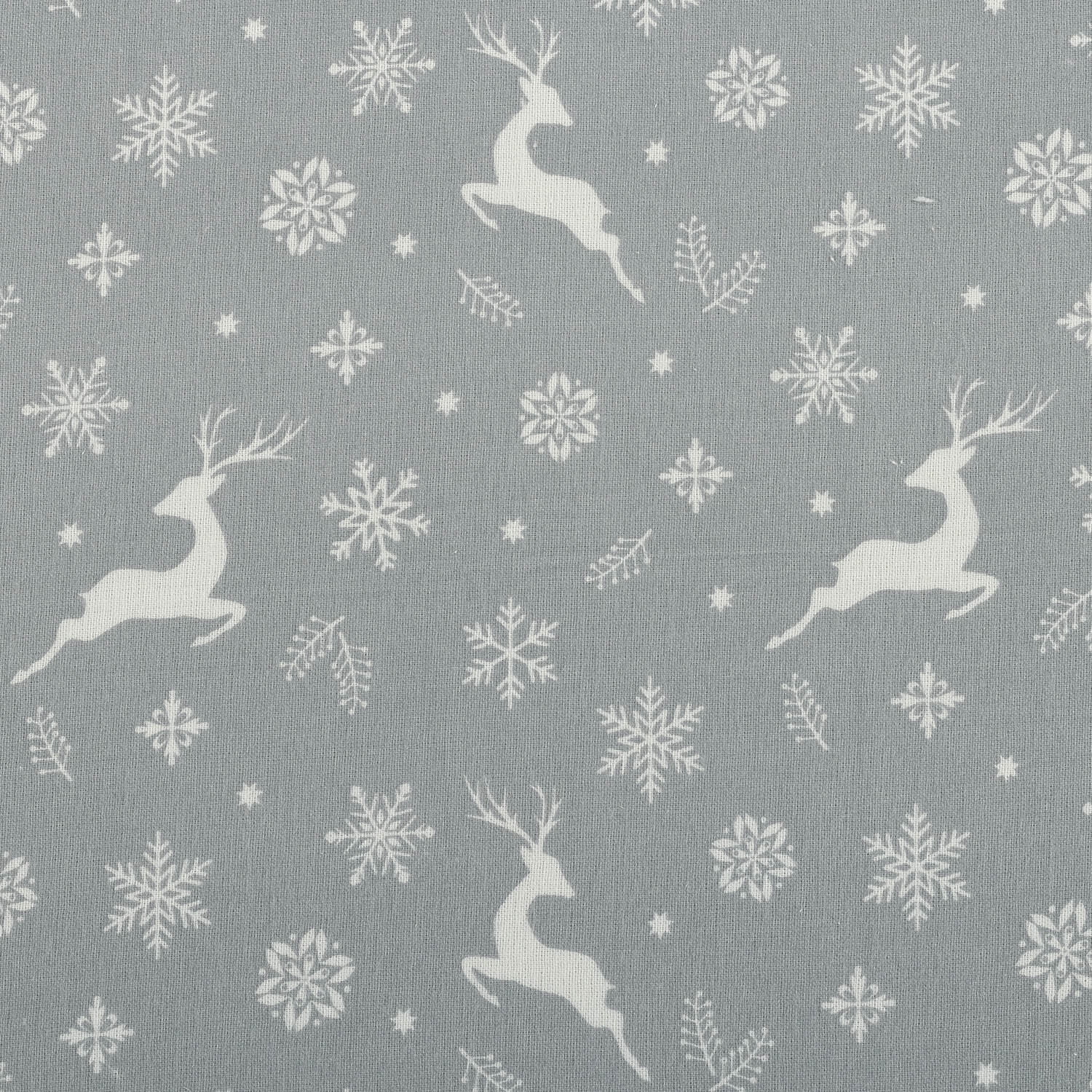 Mainstays Flannel Gray Fair Isle - Queen Sheet set