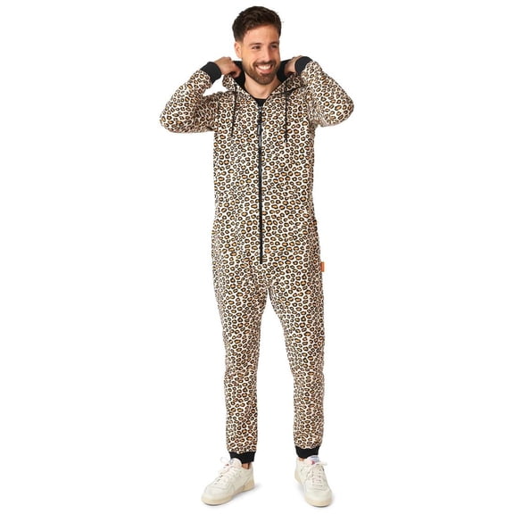 OppoSuits Men's Onesies The Jag - L Beige