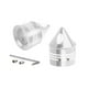 thumbnail image 2 of Cubiertas De Tuercas Auto Partes Delantera Hub Bearing Assembly Compatible Con Softail XL883 XL1200 Plata Baoblaze Cubierta de tapa de la tuerca del eje de la rueda delantera, 2 of 8