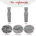 thumbnail image 3 of Sweater Dress for Women Cut Out Crew Neck Sleeveless Stretchy Party Bodycon Tank Midi Dress, 3 of 6