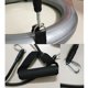 thumbnail image 2 of Silla de Pelota de yoga Sunnimix con soporte de estabilidad inflable y bandas de resistencia Color gris, 2 of 6