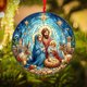 thumbnail image 1 of Fiudx Ofertas relámpago del día Decoración de Belén Árbol de Navidad de Madera Decoración de Coche Regalos Religiosos Sagrados Belén Decoración Navideña Regalos, 1 of 7