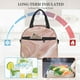 thumbnail image 4 of Fotbe Rose Gold Glitter Splatter Bolsa de Almuerzo con Estampado, Lonchera Aislada, Contenedores de Comida Reutilizables Tipo Cooler a Prueba de Fugas, 4 of 7