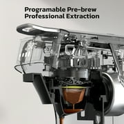 HiBREW 6in1 Pods Coffee Machine Multiple Espresso Cafetera Cappuccino Coffee Maker H1B