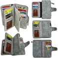 thumbnail image 2 of Women's Long Leather Wallet, RFID Blocking, PU Long Leather Wallet, 2 of 5