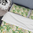 thumbnail image 4 of Designart 'fleurs Tropicales Blanches dans un Cadre Botanique' Ensemble de Literie Floral, 4 of 5