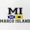 thumbnail image 2 of CafePress - Marco Island FL Nautical Flags Design Trucker Ha - Adjustable Unisex Printed Trucker Hat with Mesh Back, 2 of 10