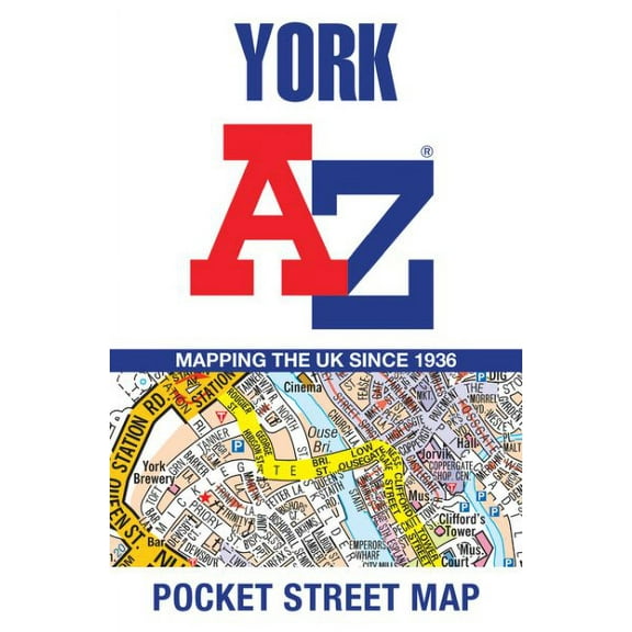 York A-Z Pocket Street Map (Paperback)