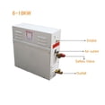 thumbnail image 5 of Steam Generator Home Steam Maker Machine Sauna Bath SPA Steam Shower 9KW Digital Controller Mist Making Machine, 5 of 7