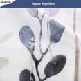 thumbnail image 5 of Eucalyptus Shower Curtain Sets, Watercolor Leaves on The Top Plant with Floral Bathroom Decoration 72x72 Inch with Hooks (F-Blue, 72 * 72), 5 of 6
